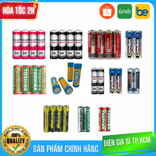 Pin tiểu aa-aaa các dòng panasonic - maxell - camelion - toshiba - con ó