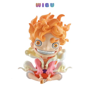 Mô hình Luffy One Piece gear 5 nika chibi màu cam cao 12.5cm - siêu dễ thương