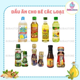 Dầu gạo - mè - hào - olive - óc chó - hạt cải các loại - gia vị cho bé tại BoBa store