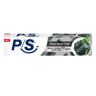 KEM ĐÁNH RĂNG P/S - Than Hoạt Tính & Tinh Chất Tre 180g