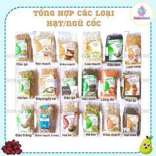 Đậu gà - lăng đỏ - hà lan xanh vàng - hạt kê - quinoa hữu cơ - kỷ tử - táo đỏ hữu cơ nguyên gói