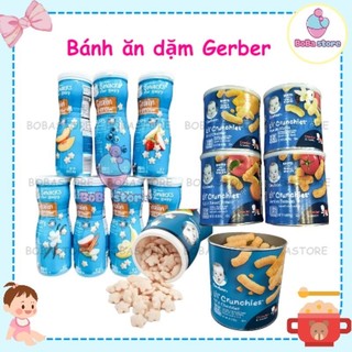 Bánh ăn dặm hình sao - Bánh hình que - Sữa chua khô Gerber đủ vị cho bé - BoBa store