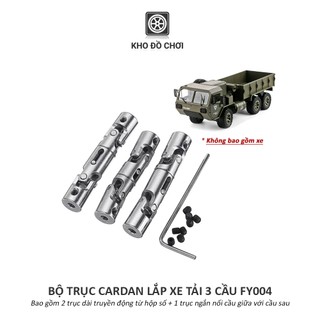 Bộ 3 trục cardan kim loại lắp cho xe tải 3 cầu FY004