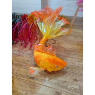 Mô hình cá chép khổng lồ, cá chép vượt vũ môn, decor Trung thu, tết. có đèn. size 1m