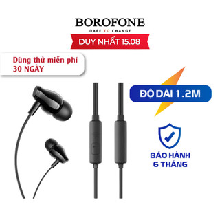 Tai nghe có dây BOROFONE BM61 Wanderer 1.2m tích hợp micro - AK Mobile