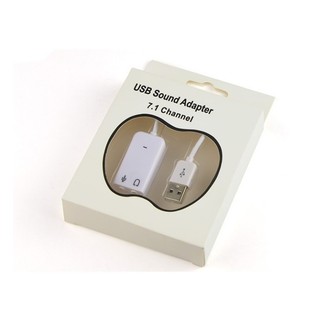Usb Sound Có Dây 7.1 ( Cáp Chuyển Đổi Từ USB ra âm thanh cổng 3.5)- Full Box