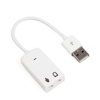 Usb Sound Có Dây 7.1 ( Cáp Chuyển Đổi Từ USB ra âm thanh cổng 3.5)- Full Box