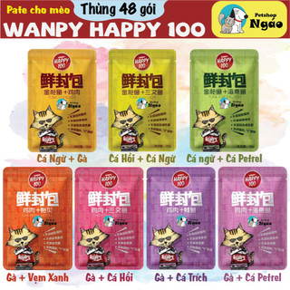 Pate happy 100 70g - thức ăn ướt cho mèo ==>> pate happy <<== __