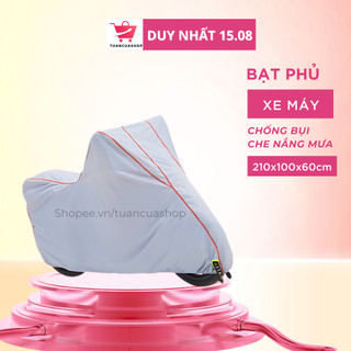 Bạt che xe áo trùm xe máy - Bạt phủ xe chống mưa che nắng chống bụi bẩn siêu nhẹ giá phải chăng bền dai