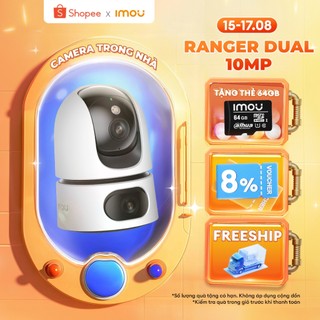 Camera Wifi Imou 2 mắt Ranger Dual 10MP/6MP I Xoay 360° | Phát hiện con người | Bảo hành 2 năm