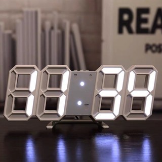 Đồng hồ Led 3D treo tường, để bàn Led Digital Wall Clock, Đồng hồ báo thức, Decor Trang Trí