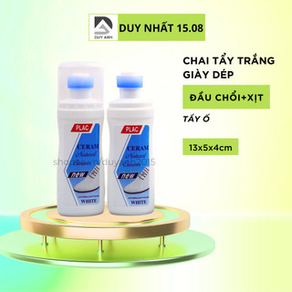 Chai Cọ Đầu Chổi/Xịt Tẩy Trắng Giày Dép - Lọ Nước Đánh Giày Tẩy Ố - Tẩy Giày PLAC Đầu Bàn Chải