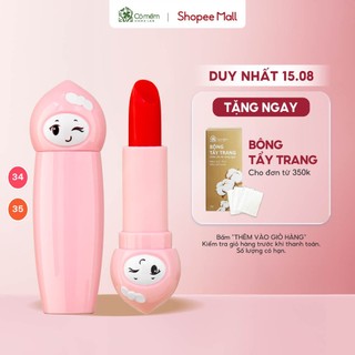 Son Môi Lụa Có Màu Cho Bé Búp Bê Cỏ Mềm Thiên Nhiên An Toàn 4g