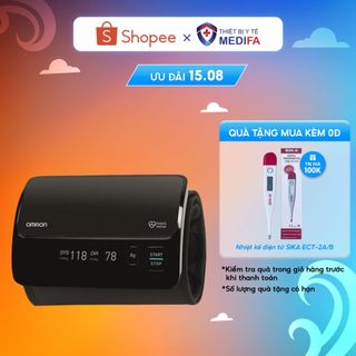 Máy Đo Huyết Áp Omron HEM-7600T Đo Bắp Tay Không Dây Công Nghệ IntelliSense Vòng Bít Xoay 360 Độ, Kết Nối Bluetooth