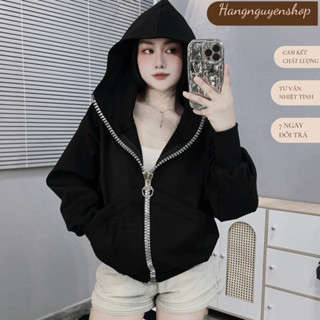 Áo khoác khoá to hottrend thời trang, thun Pc Gen cao cấp dày mát, by HangFinshop