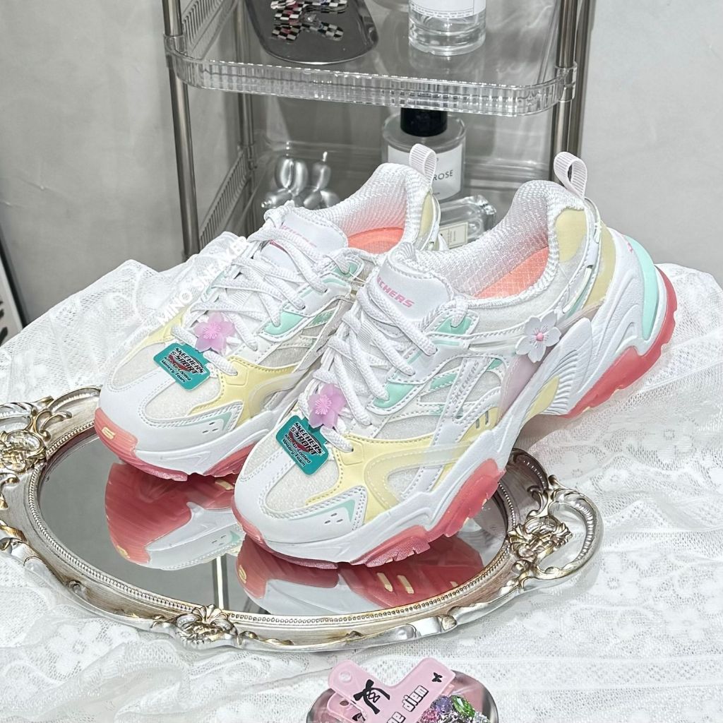 [SẴN AUT 100%] Giày Skechers Stamina V2 Cherry Blossom (896116-WMLT)