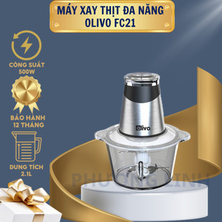 Máy xay thịt thực phẩm đa năng olivo fc21 cao cấp - công suất 500w - hàng chính hãng