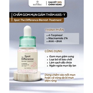 Tinh chất chấm mụn, mờ thâm axis-y spot the difference blemish treatment