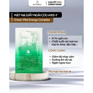 Mặt nạ AXIS-Y Green Vita Energy Complex Sheet Mask