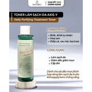 Toner da dầu mụn AXIS-Y DAILY PURIFYING TREATMENT