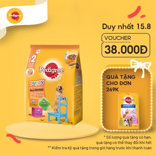 Thức ăn chó con Pedigree vị gà & trứng sữa túi 2.7kg