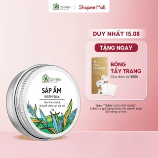 Sáp Giữ Ấm Cho Bé Tránh Cảm Giảm Ho Ngừa Ngạt Mũi Từ Tinh Dầu Tràm An Toàn Cỏ Mềm Homelab 10g