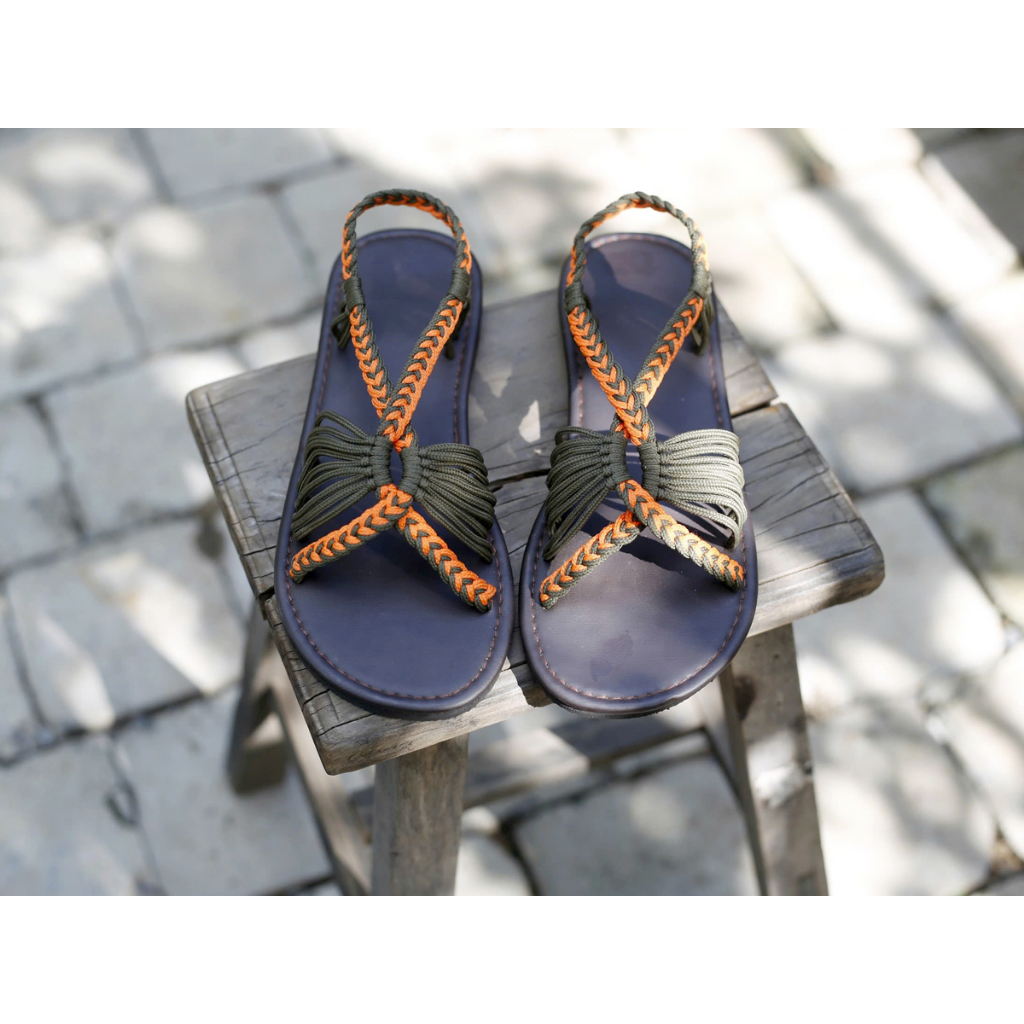 Giày Sandal nữ boho đi biển dạo phố