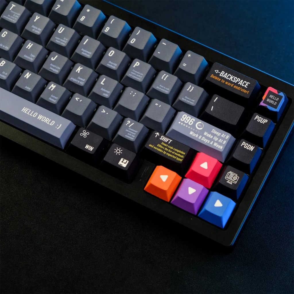 Keycap Programmer Black - Keycap Lập Trình Viên | Nhựa PBT | Cherry Profile