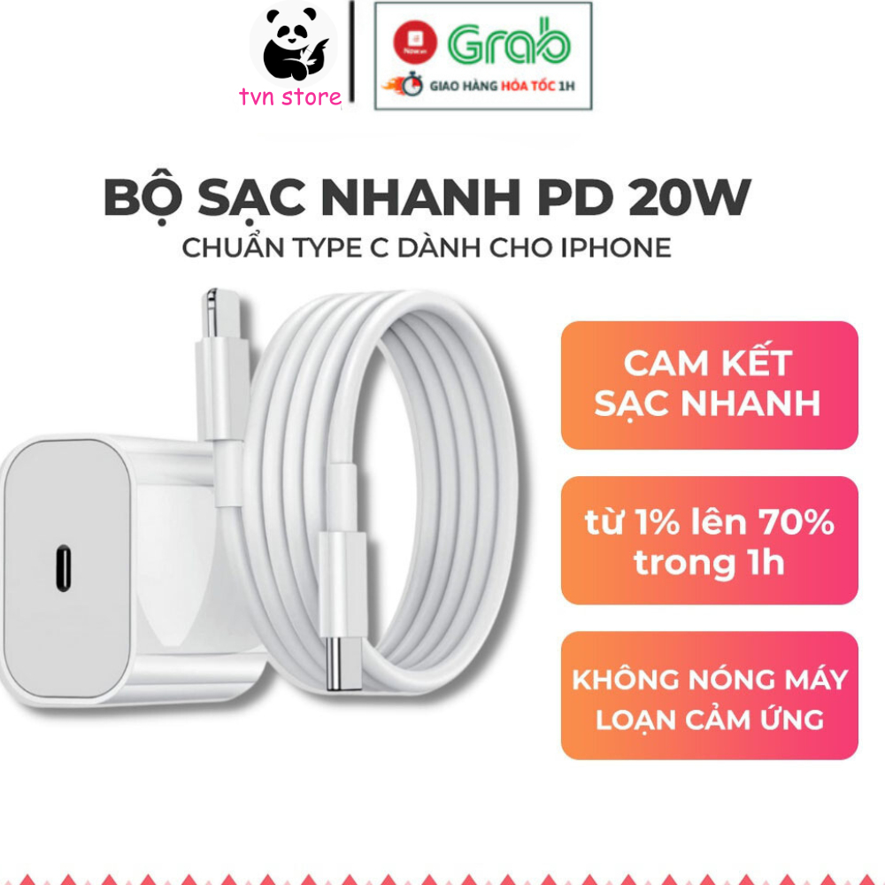 Sạc nhanh PD 20W Không Nóng Máy ,An Toàn Ổn Định bảo hành 12 tháng NA1KYTA