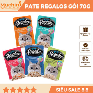 Pate Regalos cho mèo gói 70g Xuất xứ Thái Lan - Pate Regalos thơm ngon bổ dưỡng - Muchinshop