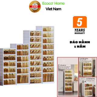 Tủ Để Giày Gấp Gọn SHOE BOX Chất Liệu Nhựa ABS Cao Cấp Tiện Lợi Tháo Lắp Dễ Dàng Bảo Hành 5 Năm