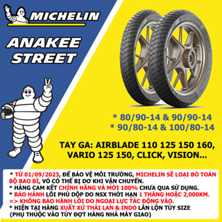 (Anakee Street Full Size) Vỏ lốp xe Michelin Anakee Street cho Air Blade, Vario, PCX150 160, ADV...