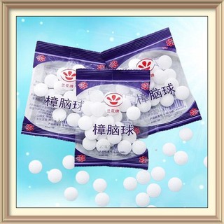 Gói 20 viên băng phiến long não trắng chống côn trùng đuổi chuột kiến gián khử mùi, thơm phòng để tủ quần áo nhà vệ sinh