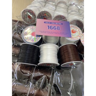 Cuộn chỉ nối tóc cao cấp cuộn dày 3 màu đen - nâu - trắng chuyên dụng cho salon, siêu bền siêu dai khó đứt ,chất lượng
