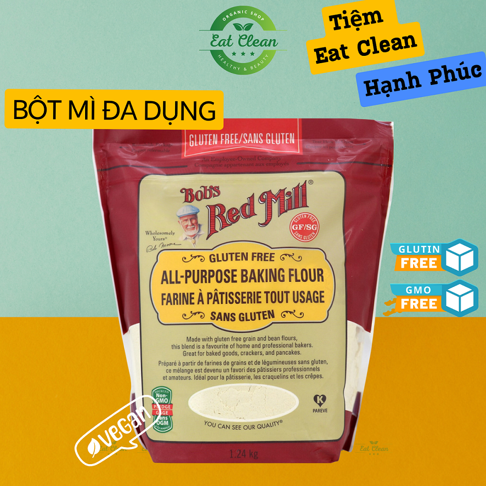 Bột mì đa dụng làm bánh Gluten Free (All purpose baking flour gluten free) Bob's Red Mill 1.24kg