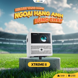 [Tặng phụ kiện] Máy chiếu mini BeeCube Xtreme GEN 2 - Độ sáng lớn, Full HD 1080P- Hỗ Trợ 4K - Tích hợp loa 20W