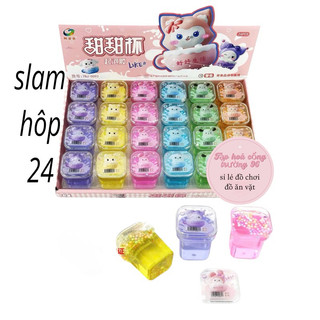 Slam hộp 24 slime đặc hình hộp loại đẹp