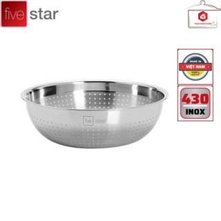Rổ lưới inox 430 cao cấp fivestar 22-26-30cm