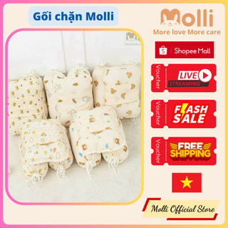 Bộ gối chặn kèm gối molli thiết kế chống lõm đầu mol2032