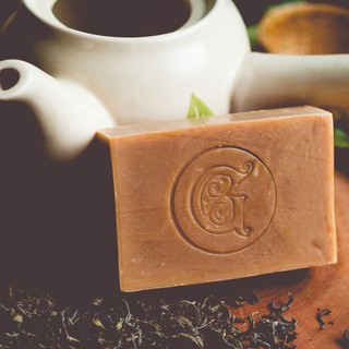 Xà phòng trà đen ( black tea handmade soap) Green Garden