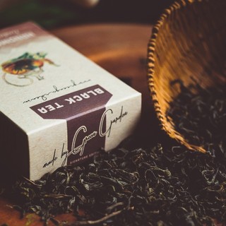 Xà phòng trà đen ( black tea handmade soap) Green Garden