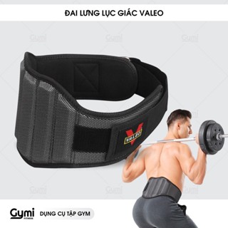 Đai Lưng Lục Giác VALEO Tập Gym Cao Cấp Bản To- Bảo Vệ Lưng Giúp Chống Đau Lưng Mỏi Cơ Khi Tập Luyện