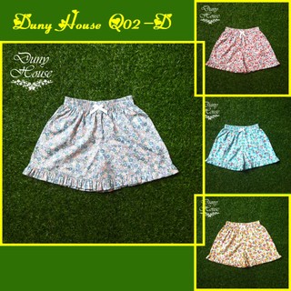 Quần short bé gái Q02/d 11-46kg thô hoa 100% cotton mềm mại, thân thiện làn da bé, Quần đùi cho bé gái Duny House