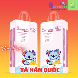 (TẶNG QUÀ) Tã Bỉm Bemom Summer Hàn Quốc Quần Đủ Size M52/L50/XL48/XXL46/XXXL44/4XL42 Miếng