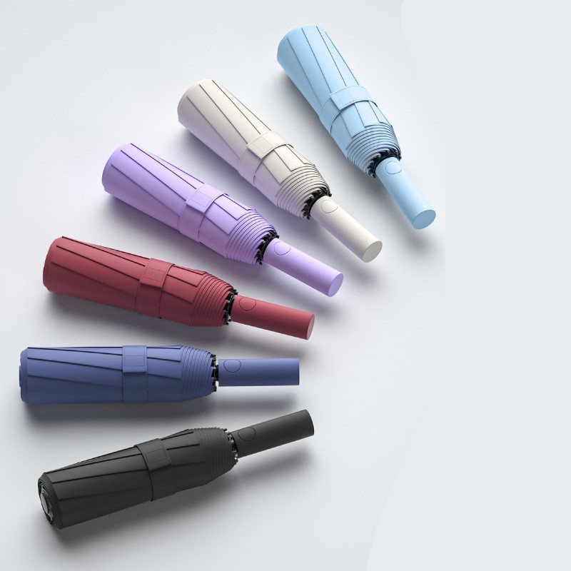 Ô Dù 60 Nan Đóng Mở Tự Động, Chống tia UV, Che Mưa Che Nắng, Gấp Nhỏ Gọn.