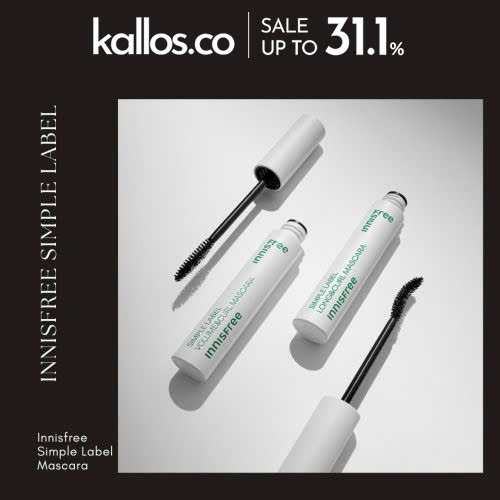 Mascara Dài Mi Innisfree Simple Label Long Curl, Volume Curl - Kallos Vietnam