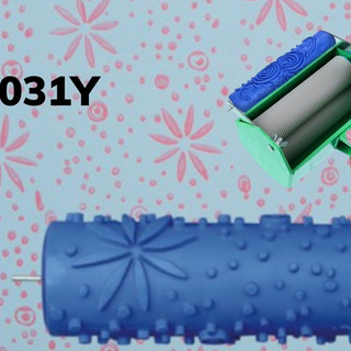 Cọ lăn sơn hoa văn thay thế giấy dán tường