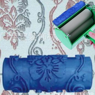 Cọ lăn sơn hoa văn thay thế giấy dán tường