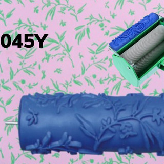 Cọ lăn sơn hoa văn thay thế giấy dán tường