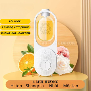 Máy xịt thơm phòng tự động, xịt thơm phòng Bơ Home Decor JD001, hương thơm dịu nhẹ, pin liền 500mAh, lưu hương 30 ngày